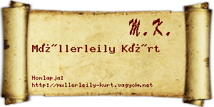 Müllerleily Kürt névjegykártya